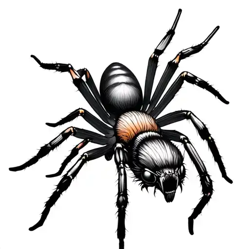 3D Spider Tattoo That Pops Out Of The Skin