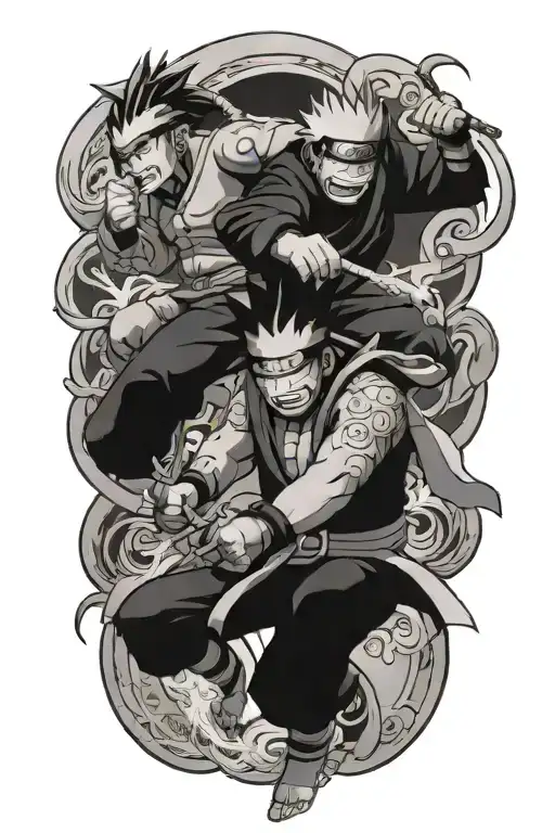 Naruto Fighting Demons