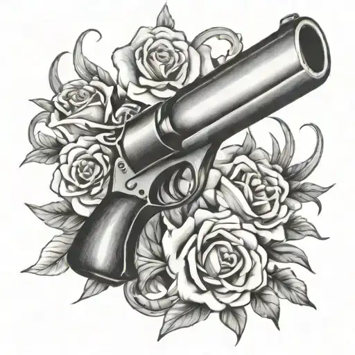 Old Fashioned Long Gun