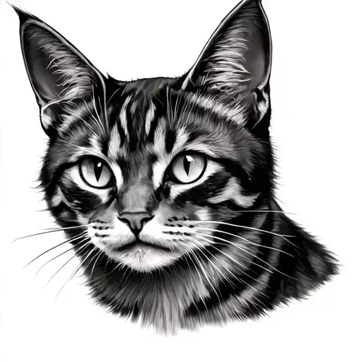 Nacho Chip Combined With Cat