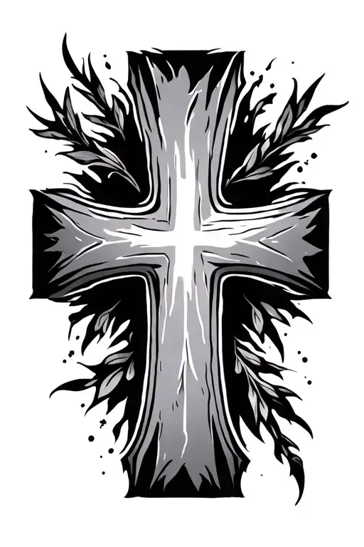 3 Nail Cross Plain