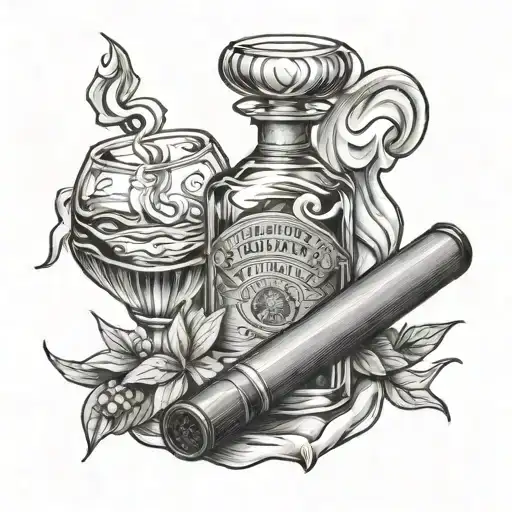 Whiskey And Cigar