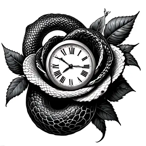 Clock Rose Snake