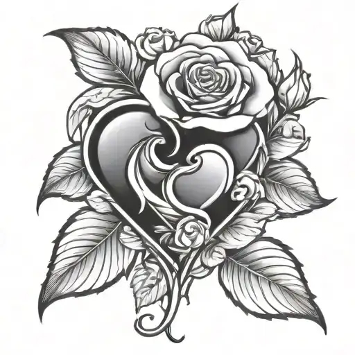 Heart And Roses