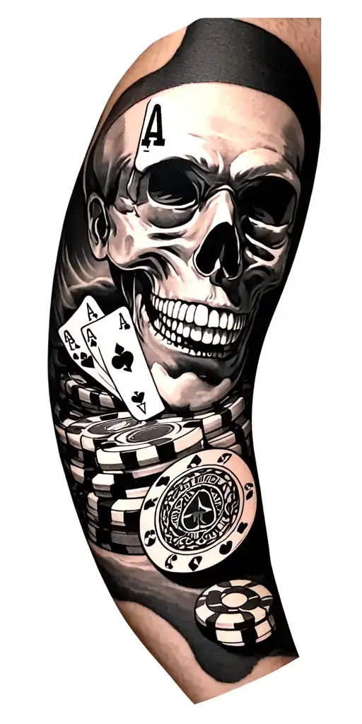 Gambling Theme Sleeve