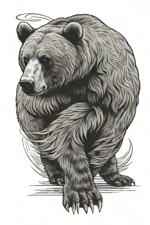 Grizzzly Bear Standing