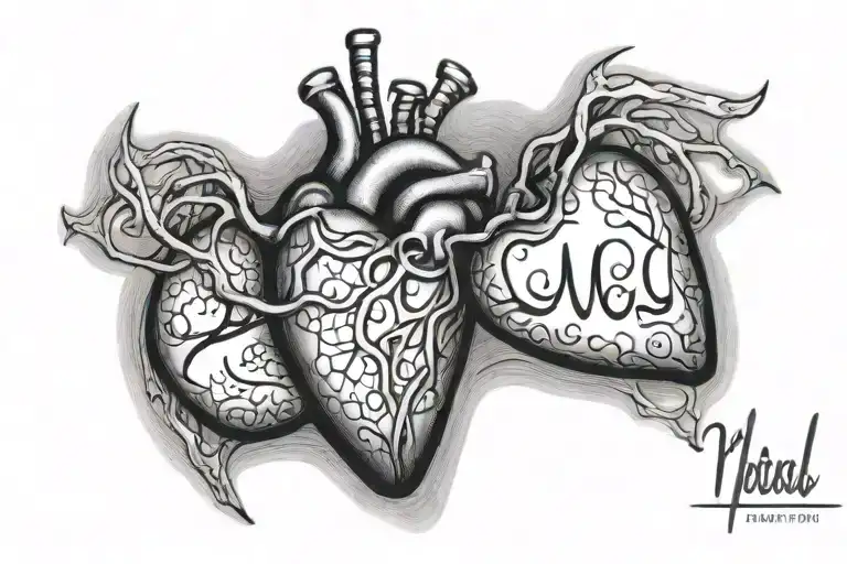 Heartbeat With Masooma Iqbal Name Written Inside