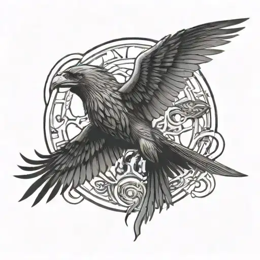 Odin Amd Raven Flying