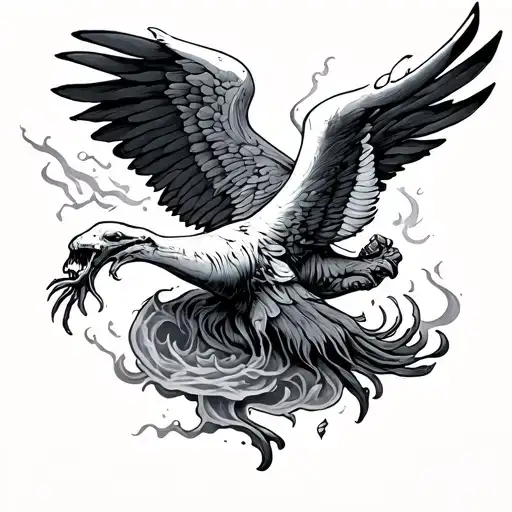 Make Me A Sick Air Element Tattoo Design