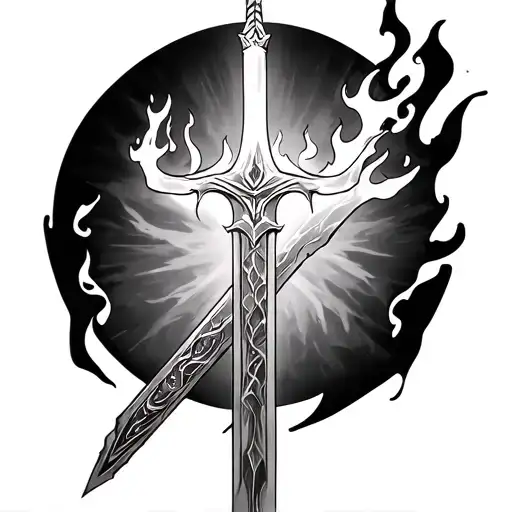 Christian Flaming Sword