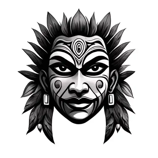 Theyyam Face Mask