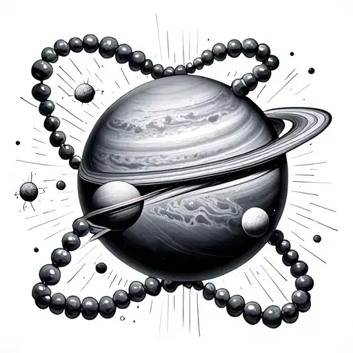 Dna Double Helix Morphs Into Rosary Beads Morphs Into Planets