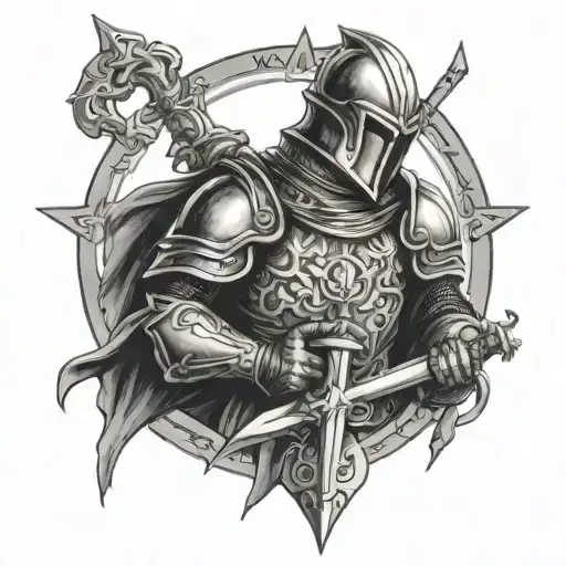 Holy Knight With Cross