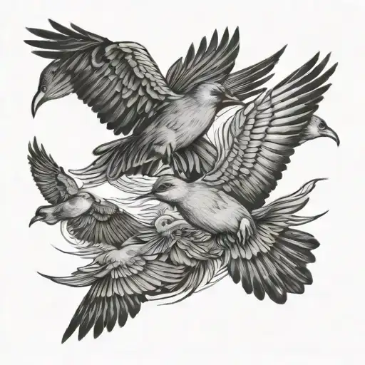 Flying Birds