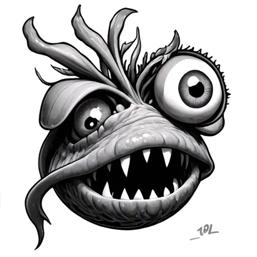 Make A Carnivorous Plant Like In Mario With Eyes On His Head Everywhere