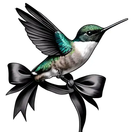 Hummingbird Tying Bow