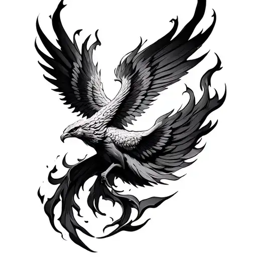 Phoenix With Fire