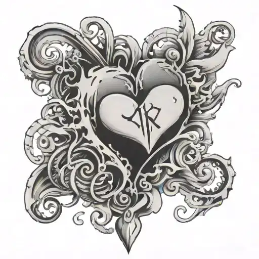 Name Akira With A Heart Shape