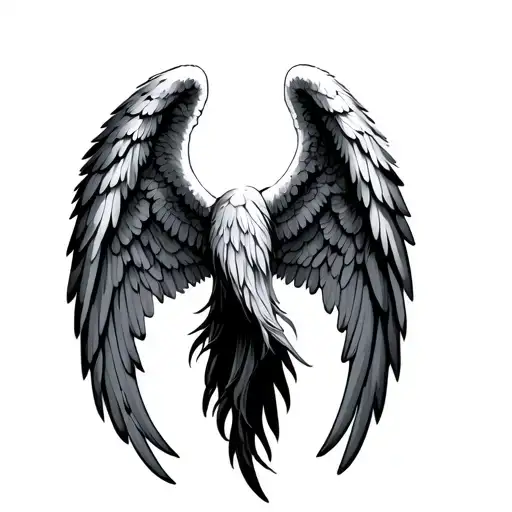 Angel Wings In Memory Of