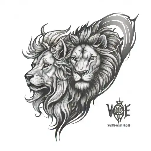 Lion And Wolf