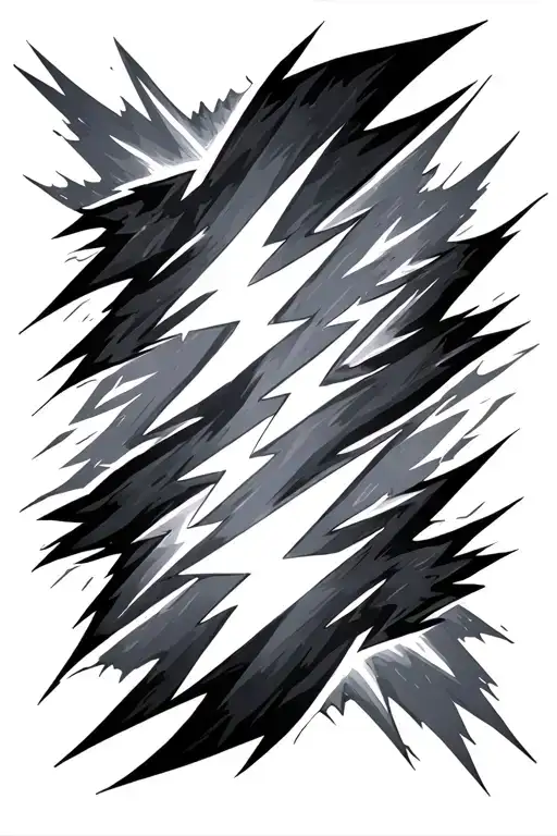 Lightning Bolts Striking