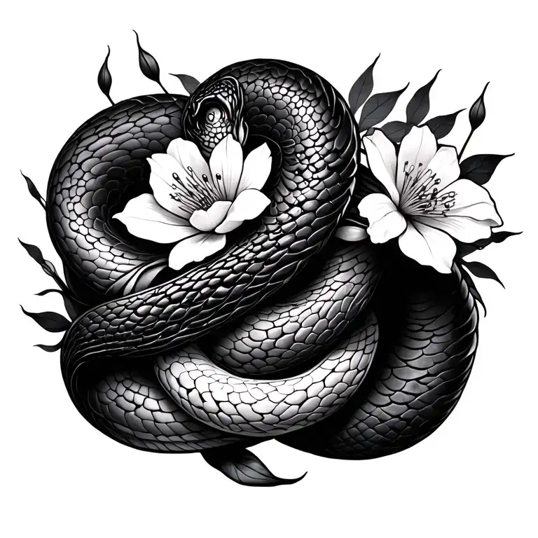 Leilani Flowers Year Of The Snake Wrapped