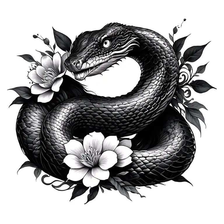 Leilani Flowers Year Of The Snake Mother Daughter Tattoo Wrapped