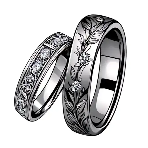 2 Wedding Rings For Grandparents Who Past