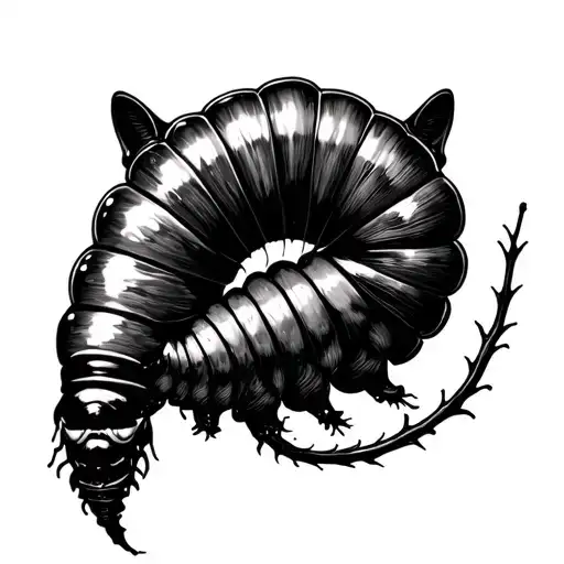 Catipillar Chrysalis Symbolizing Personal Transformation With A Gemini