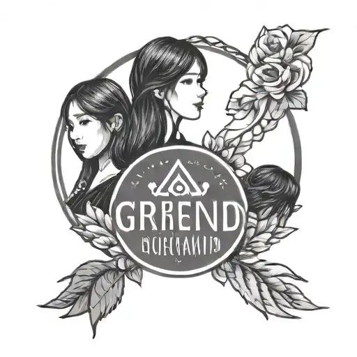 Gfriend Kpop Group Logo Minimalistic Simple