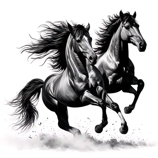 Running Horses
