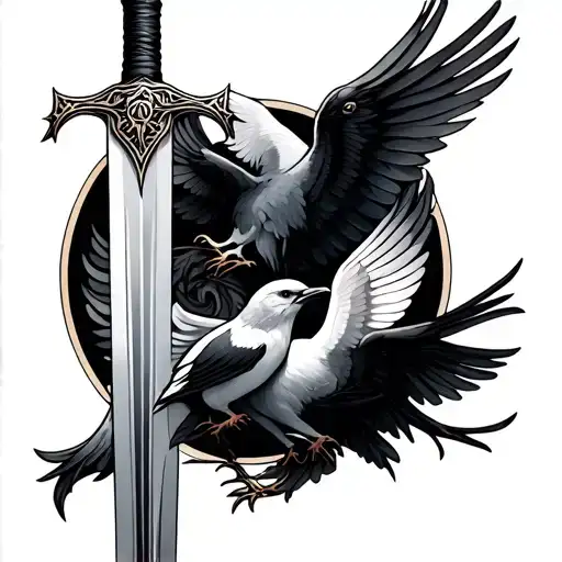 Sword With Birds