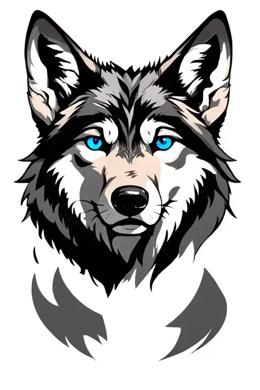 Wolf Blue Eyes
