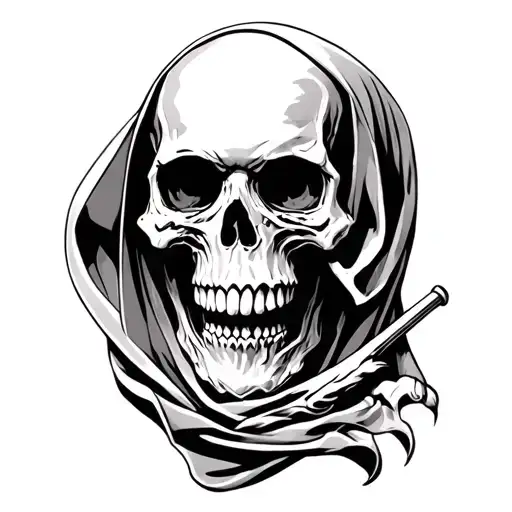 Skull Realism Grim Reaper Fac