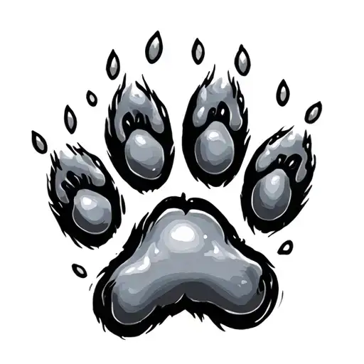 Dog Paw Print
