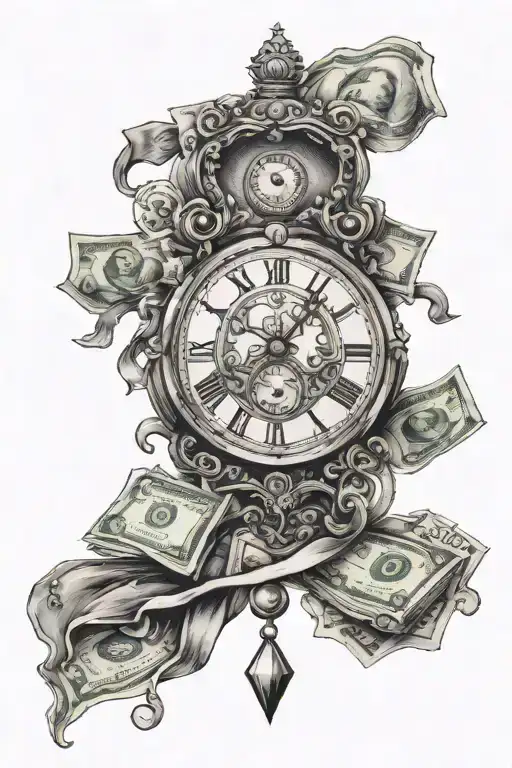Money And Time Running