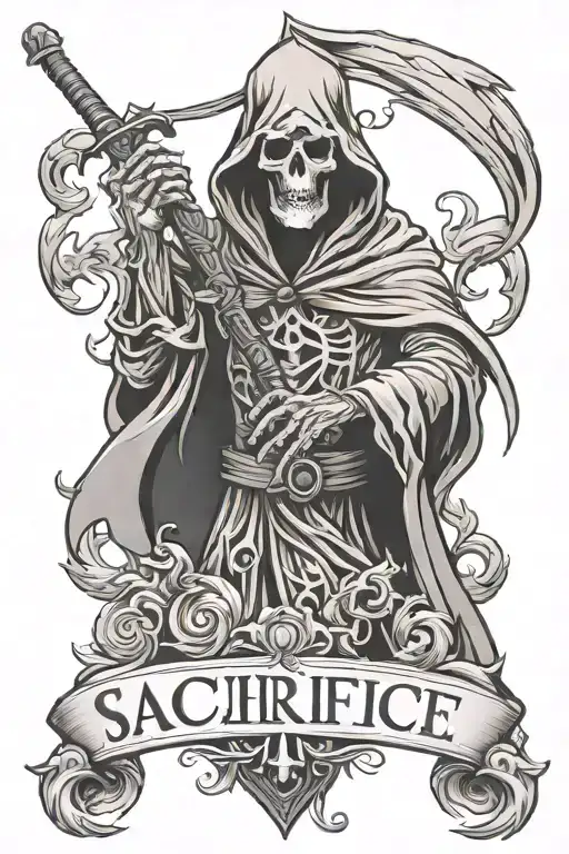 Sacrifice And Respect Text Grim Reaper