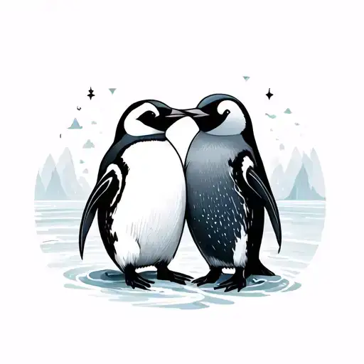 Penguin As A Couple