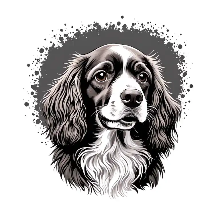 Cocker Spaniel Outline