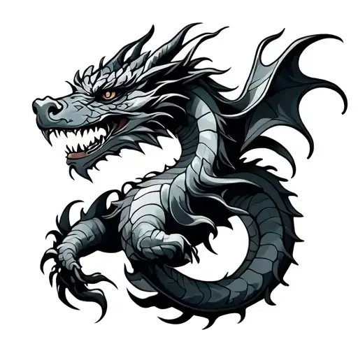 Scottish Traditional Dragon