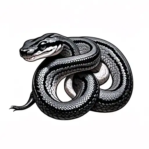 Ball Python Wrapped