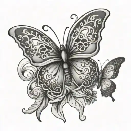 Cross And Butterfly