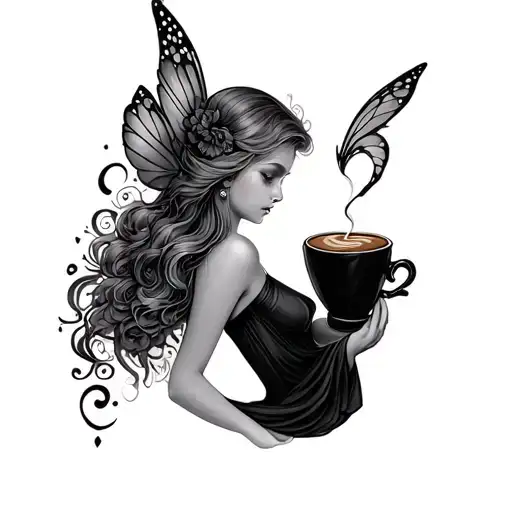 Coffee Holding Fairy