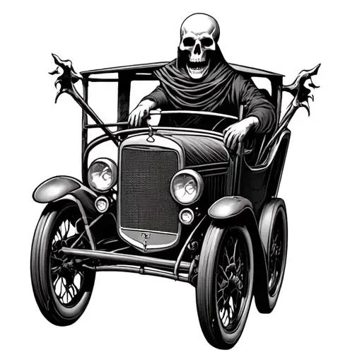 Death Driving A Car