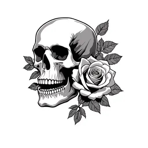 Skull And Roses