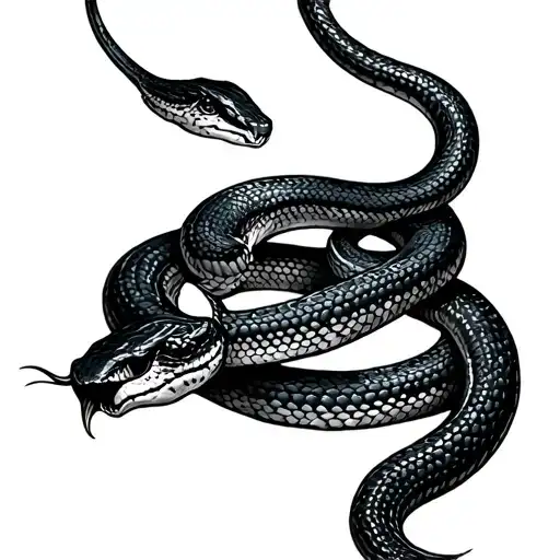 Cross Killing Snake
