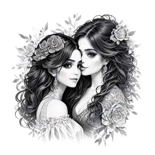 Sayuri And Fabianne 26 In Hebrew Letters