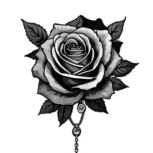 Roses With Necklase