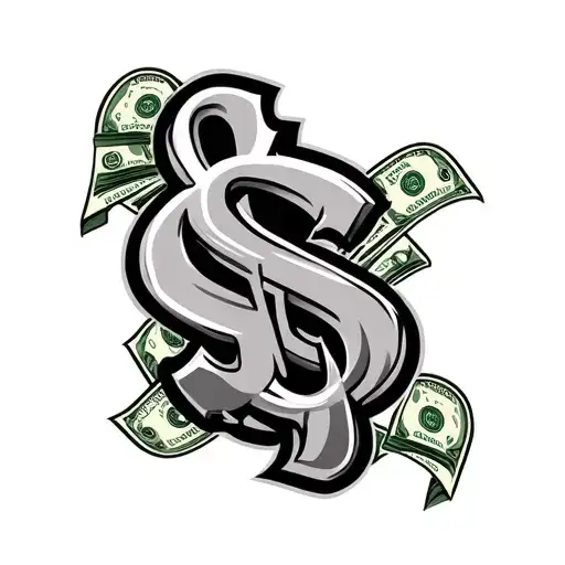 Realism Thug Words Money Symbols