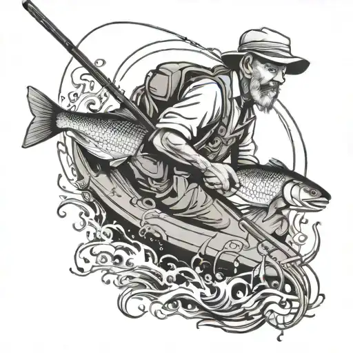 Father Fishing
